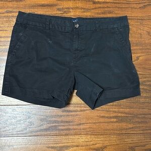 Gap Black Relaxed Girlfriend Shorts Size 16